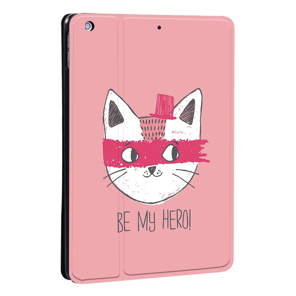 Tablet Case for IPad 10.2 inch 9th Generation 2021 Fold Stand Cover for Apple ipad 9 10.2 Cute Cartoon Pattern Protective Case