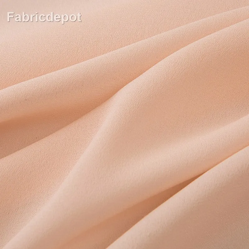 Summer Soft Thin Chiffon Fabric Draping For Sewing Skirt Dress Clothes Lining Fabric By Half Meter