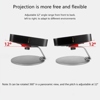 D5QC Projector Tabletop Stand Desktop Bracket Aluminum Alloy Removable 360° Adjustable Holder Compatible with XGIMI H2/H3