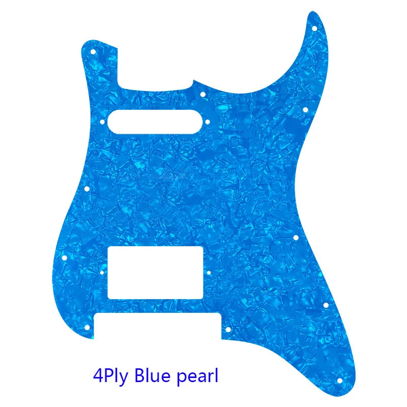 FeiMan Guitar Parts - For Hole & Tuner Hole 11 Screw Holes With Floyd Rose Tremolo Brige St HS PAF St Guitar Pickguard No Knob