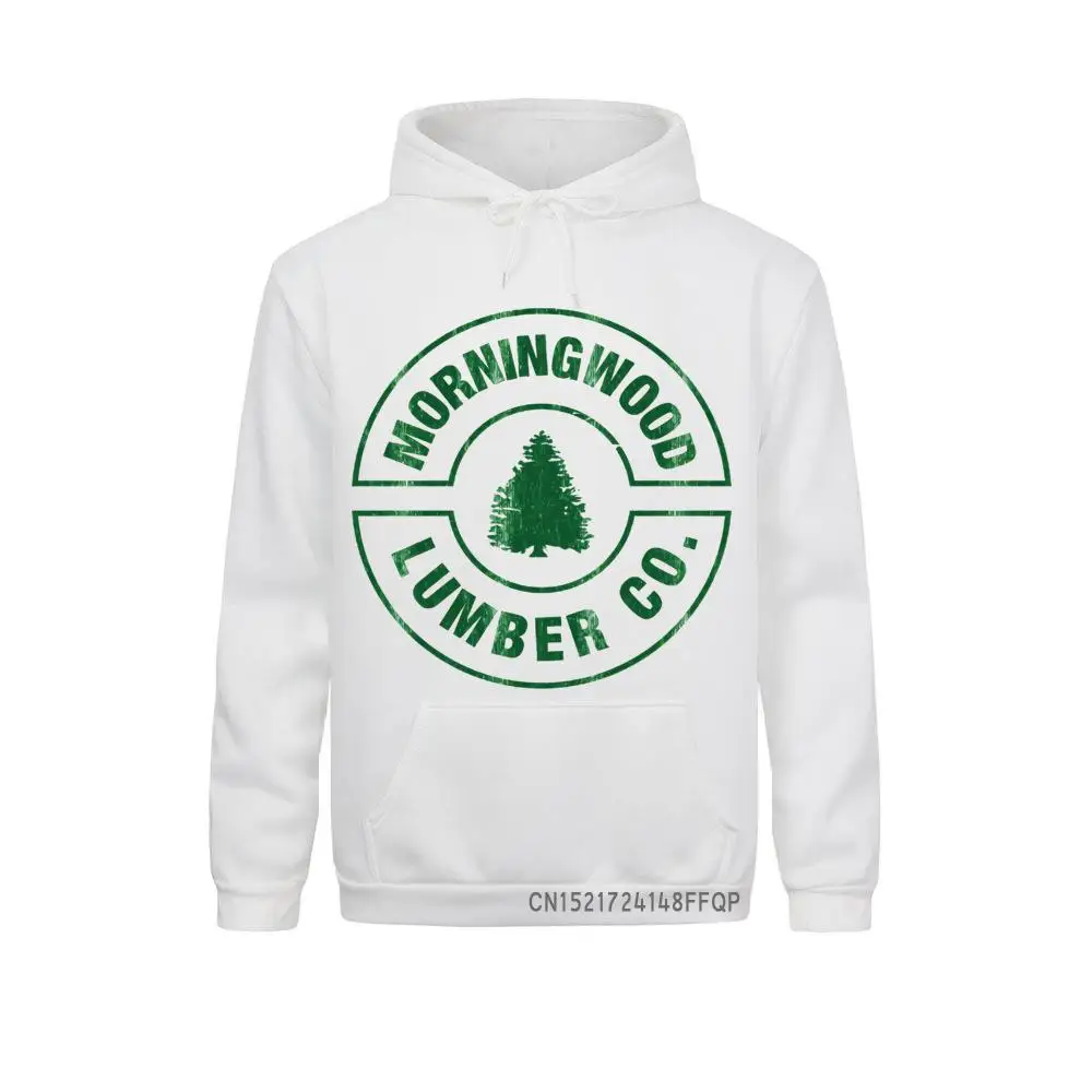 

Hoodies Slim Fit Men's Coats Morningwood Lumber Co. Company Pullover White Pocket Sweatshirt