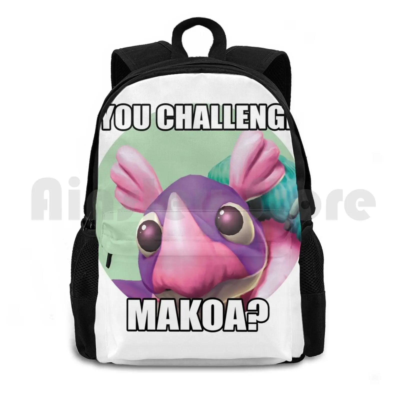 You Challenge Makoa ? Outdoor Hiking Backpack Riding Climbing Sports Bag Makoa Paladins Game Games Rpg Videogames Esport Esports