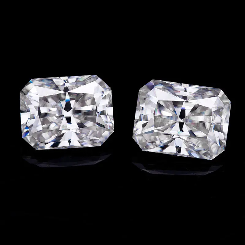 

2024 HOT SALE 5*7MM D color Radiant cut best clarity moissanite Loose D color White Moissanite Gemstone For Custom Jewelry