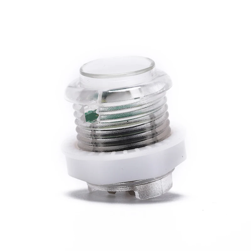 Аркадная Кнопка 24 мм Светодиодная подсветка 5 в кнопки встроенный переключатель для аркадного джойстика