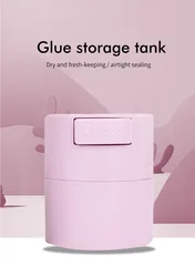 NATUHANA Eyelash Glue Storage Tank Holder Container Adhesive Stand  Sealed Jar Cosmetic Accessorie  eyelash beauty tool