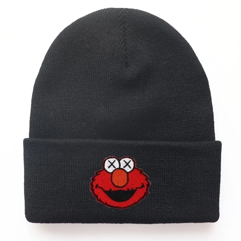 

Design Cartoon Casual Beanies Men Women Fashion Knitted Winter Hat Hip-hop Skullies Hat Bonnet Unisex Cap 10pcs/lot wholesale