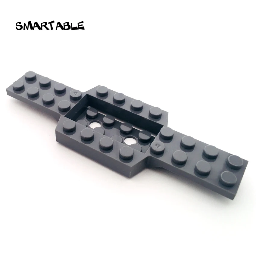 Smartable Plate Special 4x12x3/4 For Car Floor Building Blocks Brick MOC Parts Toys Compatible City 52036 6pcs/lot