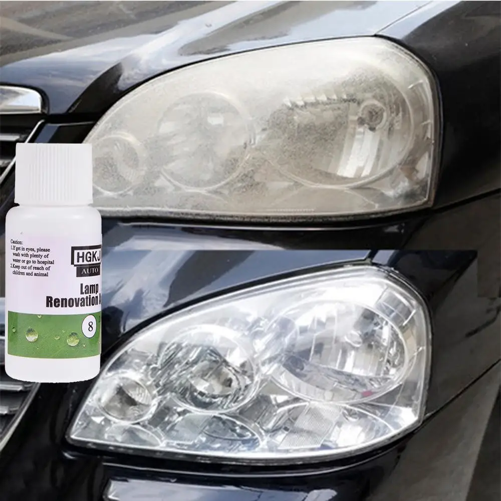 HGKJ-8 Car Headlight Restoration Kit Auto Headlight Repair Refurbishment Agent Fluid Car Polishing Car Care