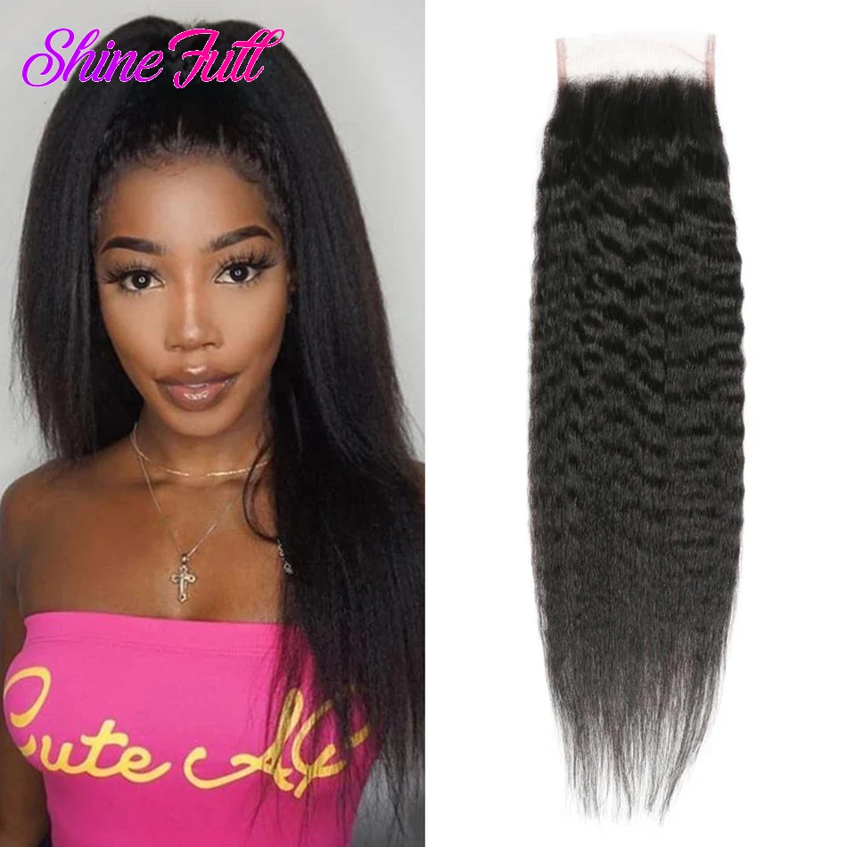 Kinky Straight 13x4 Lace Frontal Closure 8''-22