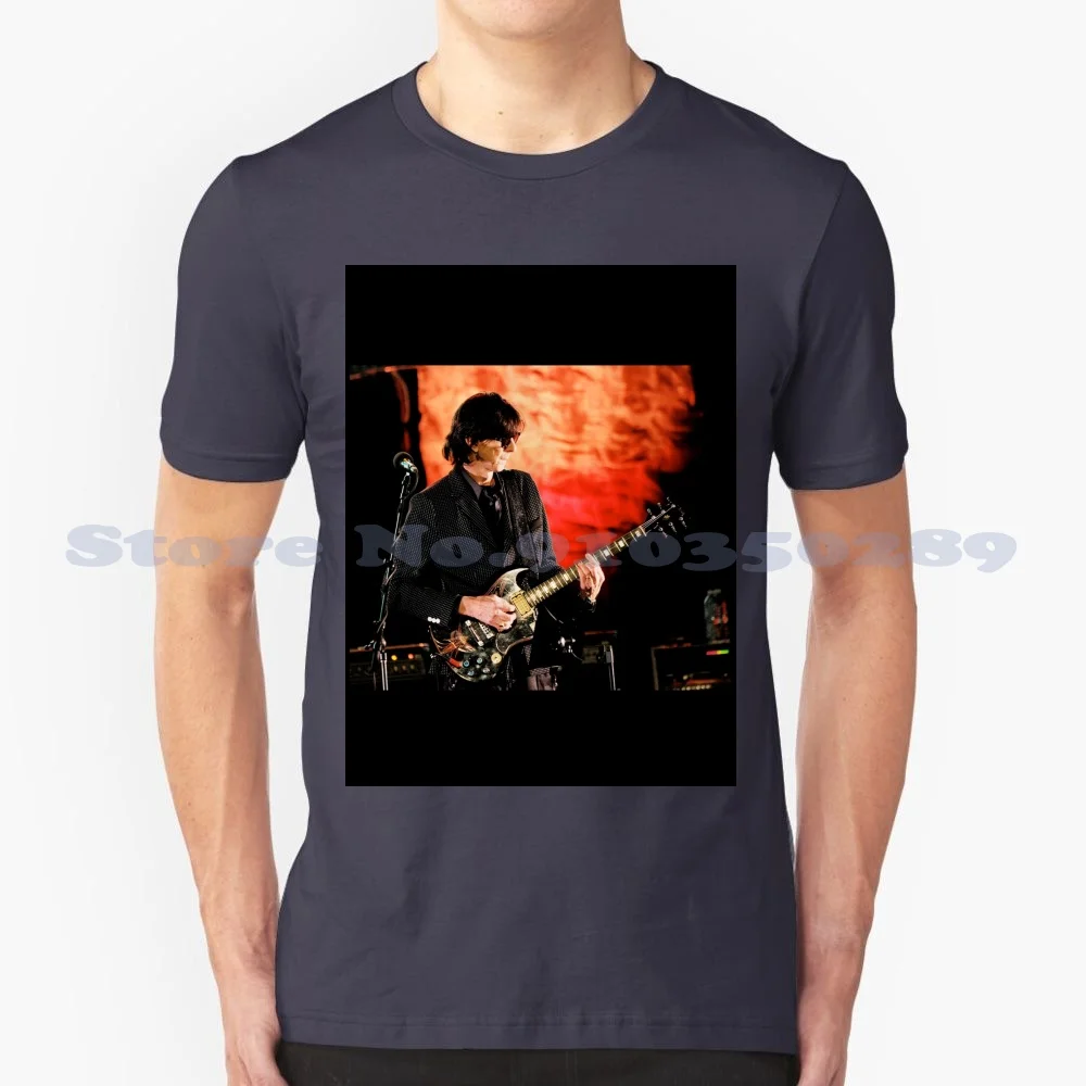 Ric Ocasek 100% Cotton T-Shirt The Cars Punk New Wave Ric Ocasek Ben Orr David Robinson Kasim Sulton Elliot Ccfactory Cc