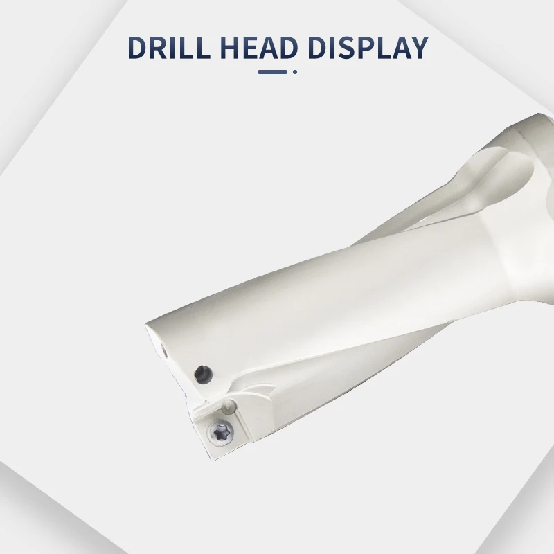 Broca indexável da profundidade da série 3d 12mm-44mm da broca de sp u, pode ser usada para o processamento do torno e inserções do carboneto