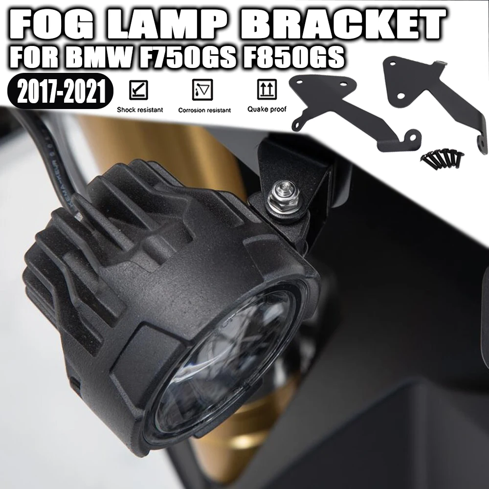 

New Motorcycle Accessories Fog Lamp Spotlight Bracket Holder Spot Light Mount For BMW F750GS F850GS F 750 850 GS 2018-2021 2017-