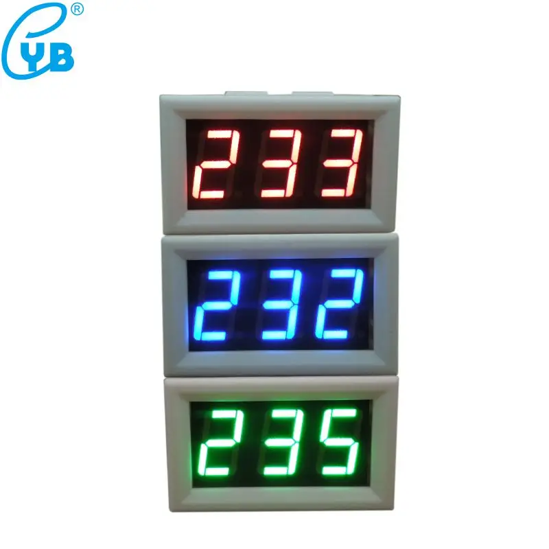 YB27C LED Digital Ammeter DC 10A 20A 50A 100A 200A 300A 500A 75mV mA Current Meter Monitor Ampere Gauge Amp Panel Tester 999 uA