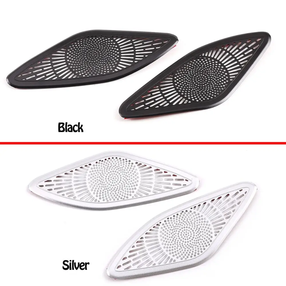 For Mercedes Benz B GLB Class W247 X247 2019-2020 Aluminum Alloy Silver/Black A-pillar Speaker Net Cover Trim Car Accessories