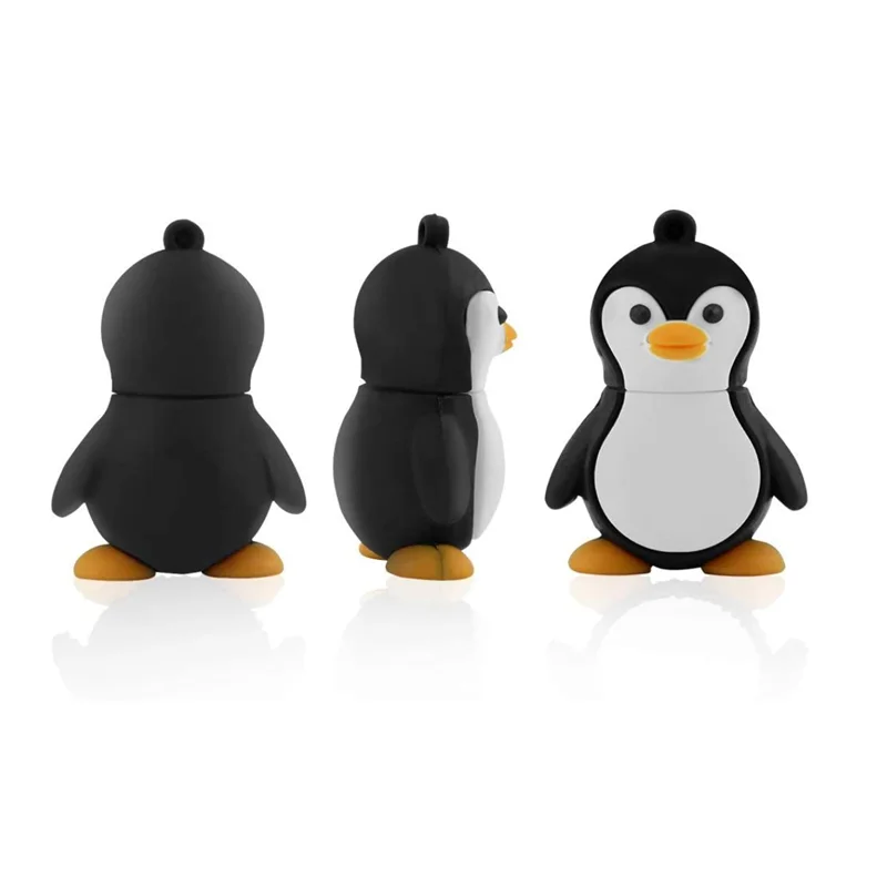 New Cartoon 64GB USB 2.0 Flash Drive Novelty Cute Baby Penguin 512GB 1TB 2TB 128GB 256GB Pen Drive Memory Stick Thumb Drive gift