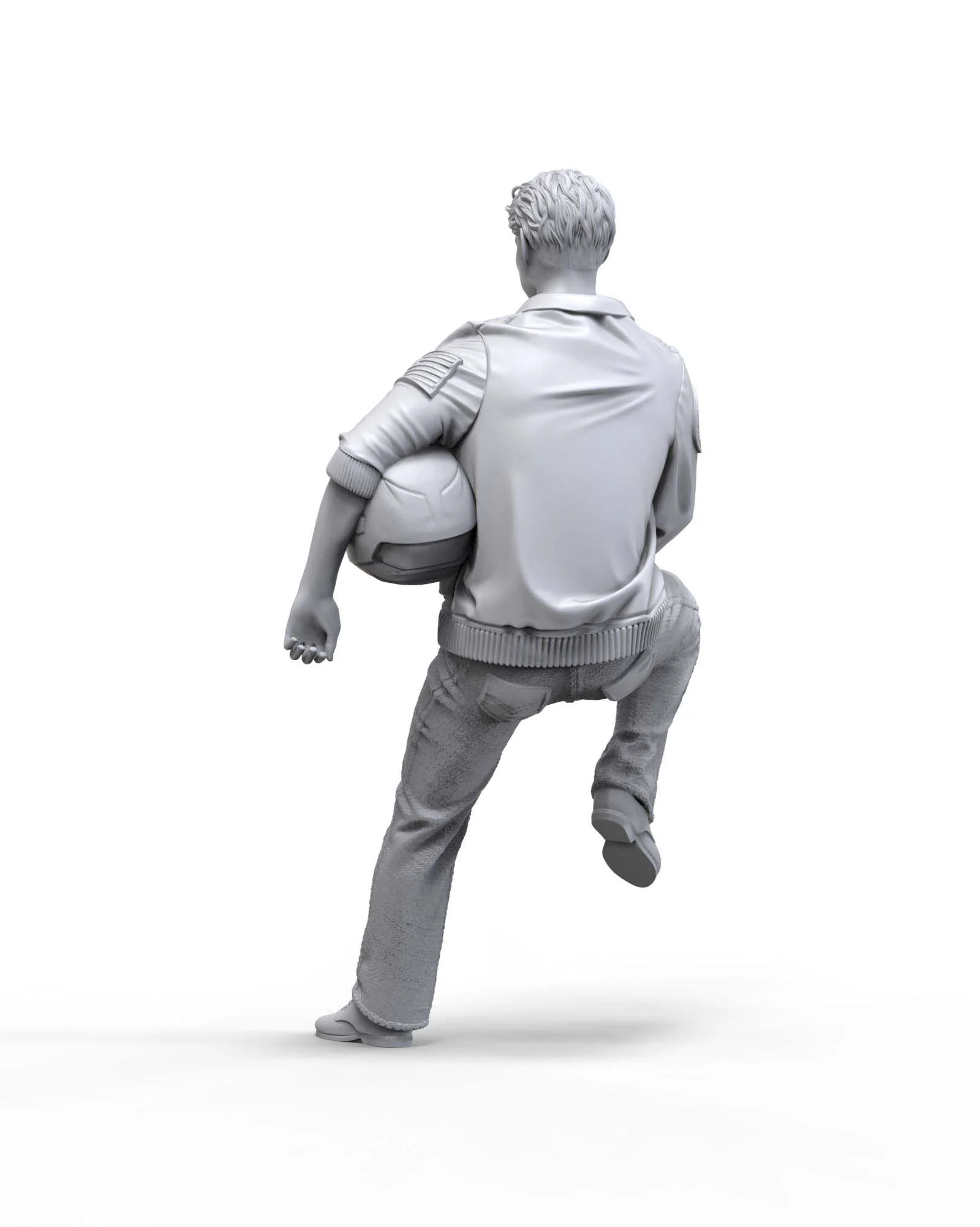 1/12 Resin Model Figure GK , No motorcycle , Unassembled and unpainted kit