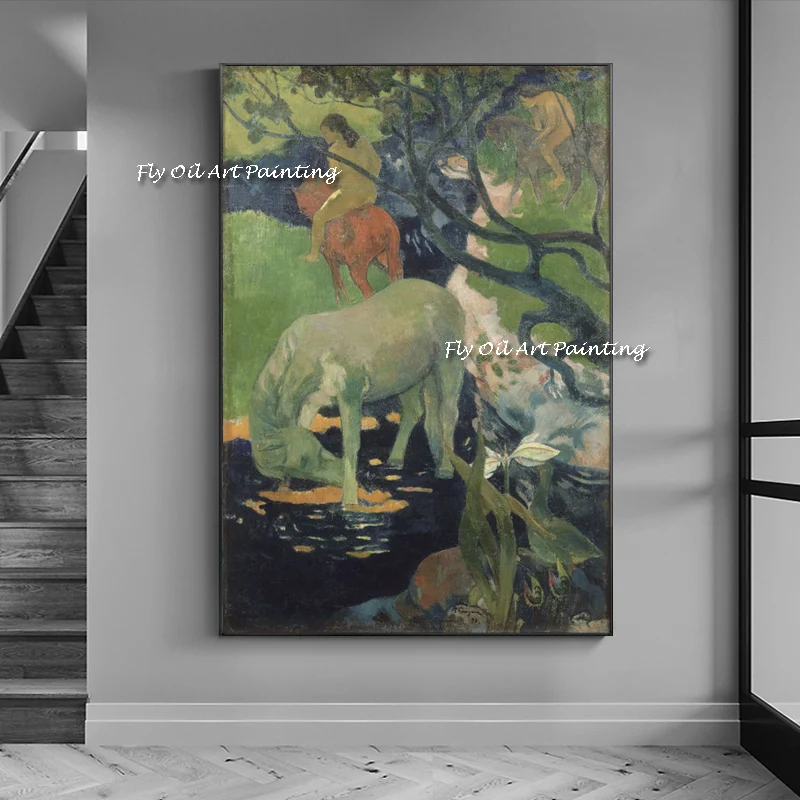 

Abstract Simple Pretty Canvas Paul Gauguin Oil Painting Wall Art Picture For Home Decor Hotel Decorations Christmas Gift