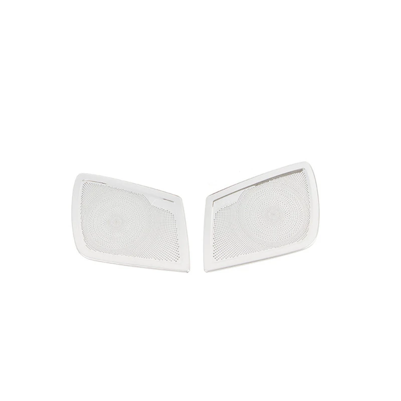 Car Door Loudspeaker Net Cover Panel Decoration Sticker Trim For Audi A6 C7 2012-2018 Audio Horn Modified Accessories