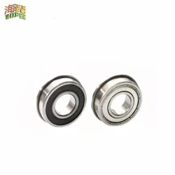 1PCS flange type bearing ABEC-3  F6200 F6201 F6202 F6203 F6204 F6205 F6206ZZ/2RS