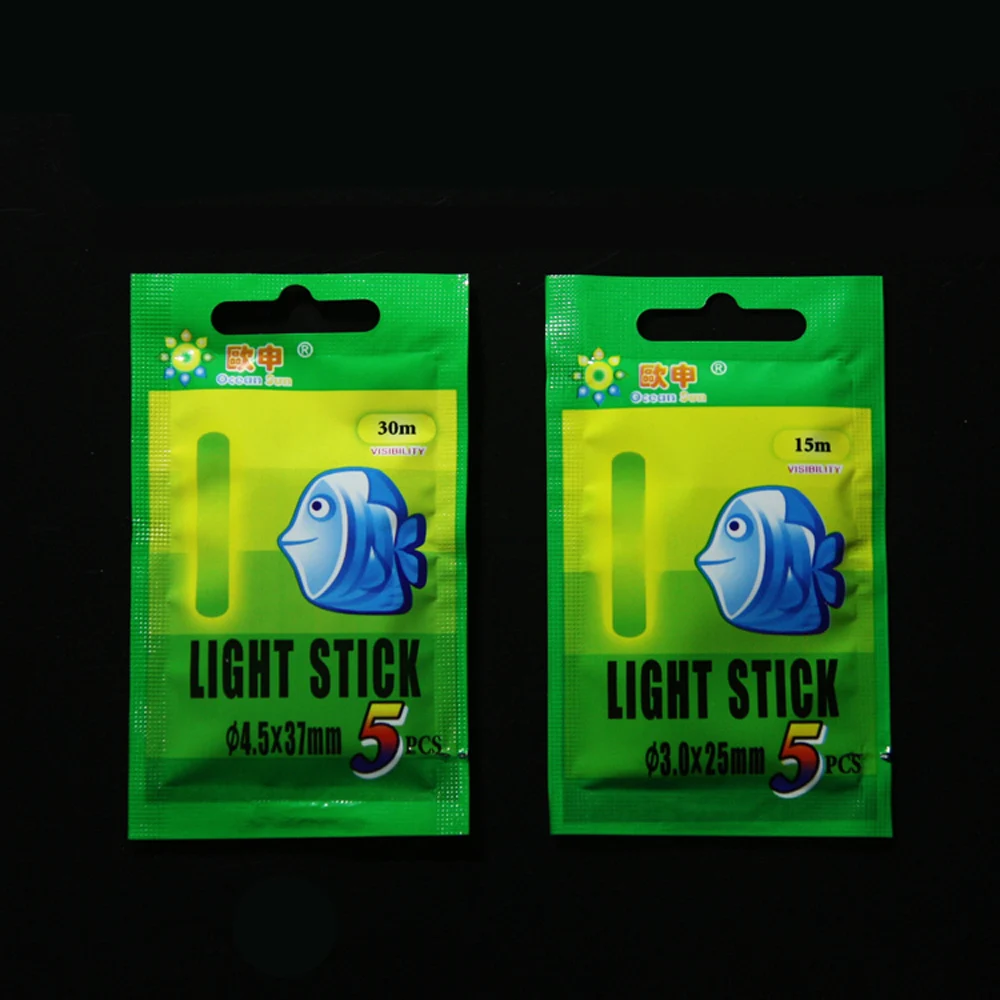 100pcs/lot Light Stick Fishing Fluorescent Lights Chemical Luminous Fishing Glow Sticks in Green Color Feeder for Night Float