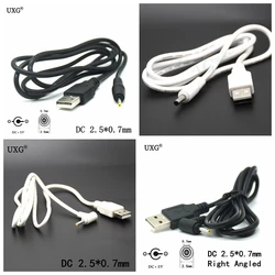 90 right angle Degree DC Power Plug USB Convert To 2.5*0.7mmmm/DC 2.5x0.7mm L Shape Right Angle Jack With Cord Connector Cable