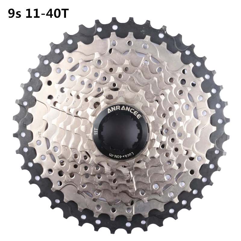 ANRANCEE Cassette Bike Bicycle Flywheel 8 9 Speed Sprocket For MTB Road Bike 28/32/36/40/42/46/50T Cassette Bicycle Accessories