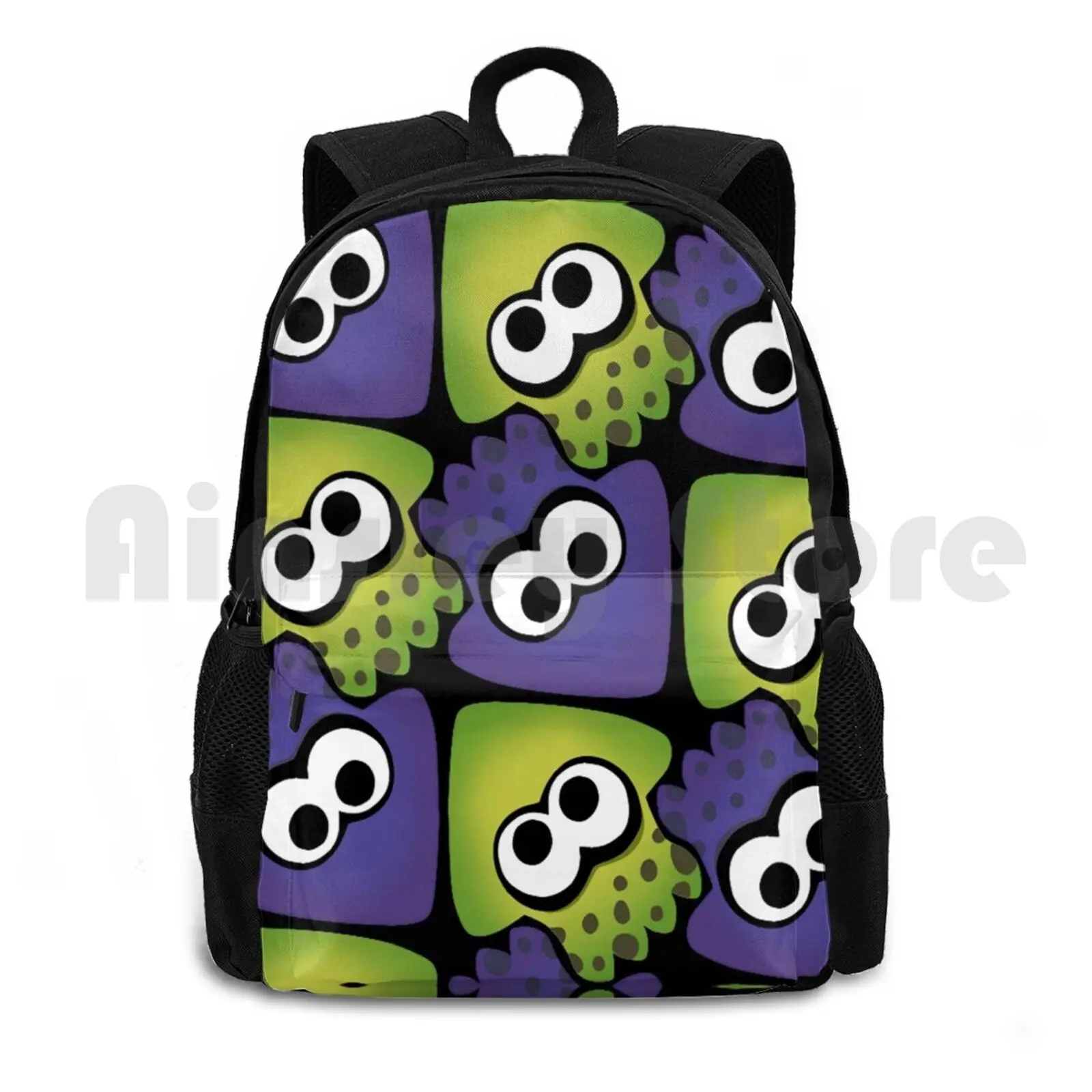 

Splatoon Squids Outdoor Hiking Backpack Riding Climbing Sports Bag Splatoon Squid Kid Cute Cool Video Games Game Wii Wii U