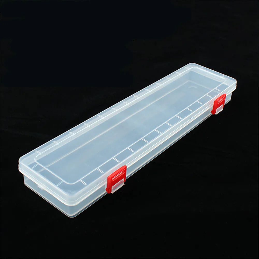 14 inch long transparent parts box extended tool box PP transparent box tool storage box