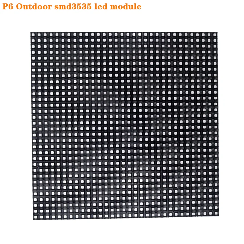 Módulo LED a todo Color de alto brillo, pantalla LED RGB para exteriores P6, 192x192mm