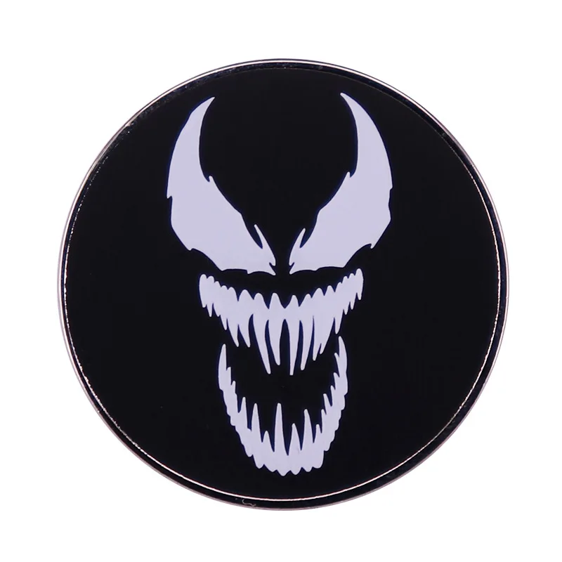 Marvel Brooch Anti-hero Venom Metal Badge Fashion Couple Clothing Decoration Bag Jewelry