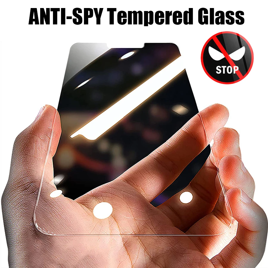 

Anti Spy Tempered Glass For iPhone 12 11 7 8 Plus SE XR X XS Pro Max Privacy Glass Screen Protector On iPhone 13 Pro Max 2021