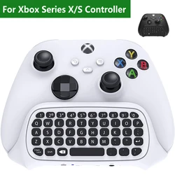 Tastiera Wireless per Controller Xbox serie X/S 2.4Ghz Mini tastiera Gaming Chatpad con Jack Audio/cuffie per Xbox One/S