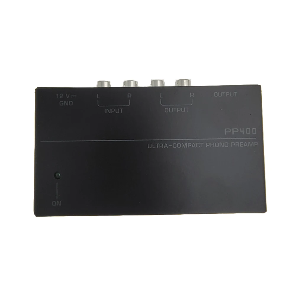 PP400 Ultra-Compact Phono Preamp Preamplifier With RCA 1/4Inch TRS Interfaces Preamplificador Phono Preamp