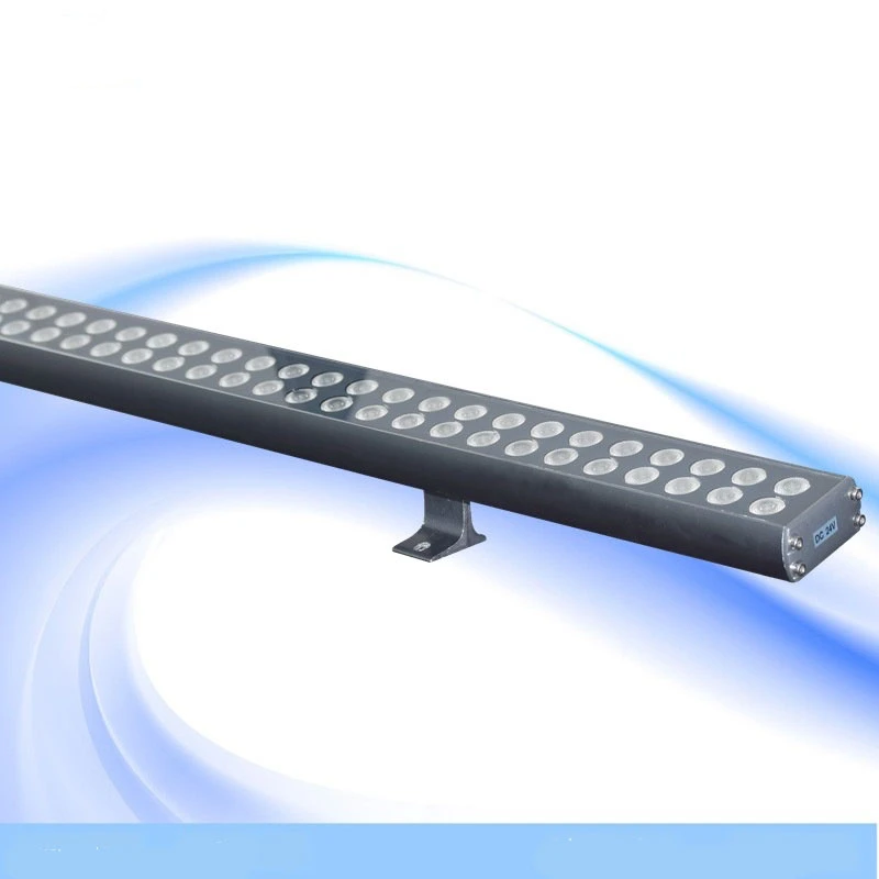 10 sztuk Led typu Wall Washer DC24V linia ledowa lampa 18W24W36W48W7 2W oświetlenie krajobrazu IP65 wodoodporny budynek most oświetlenie