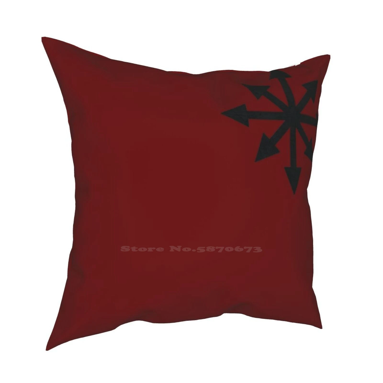 الفوضى ستار وسادة غطاء عناق المخدة الفوضى الشر الخيال الرعب علامة المزمار Arnarchy Khorne Nurgle Slaanesh Malal Tzeentch