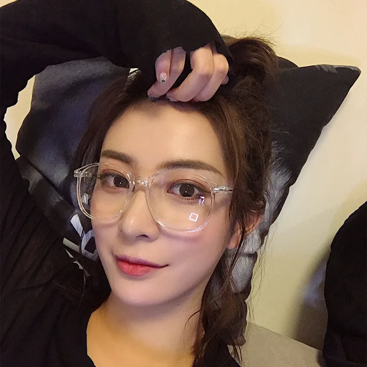 ファッションアンチブルーライトメガネメンズ · レディース · ヴィンテージコンピュータゲームメガネクリアレンズブルーレイ黒く光学ガラス