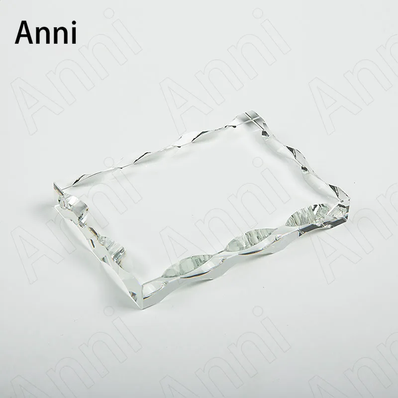 

Modern Simple Transparent Crystal Plates Home Decor Ornaments Coffee Table Desktop Snacks Cake Dessert Plates Office Decoration