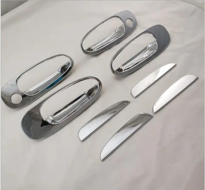 8PCS ABS Chrome plated door handle bowl cover For Toyota RAV4 1994-2000 XA10 ABS car styling parts auto accessories