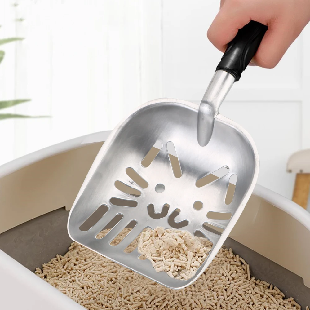 Cat Sand Cleaning For Dog Cat Clean Feces Supplies Cat Litter Shovel Pet Cleanning Tool Pet Products Metal Scoop