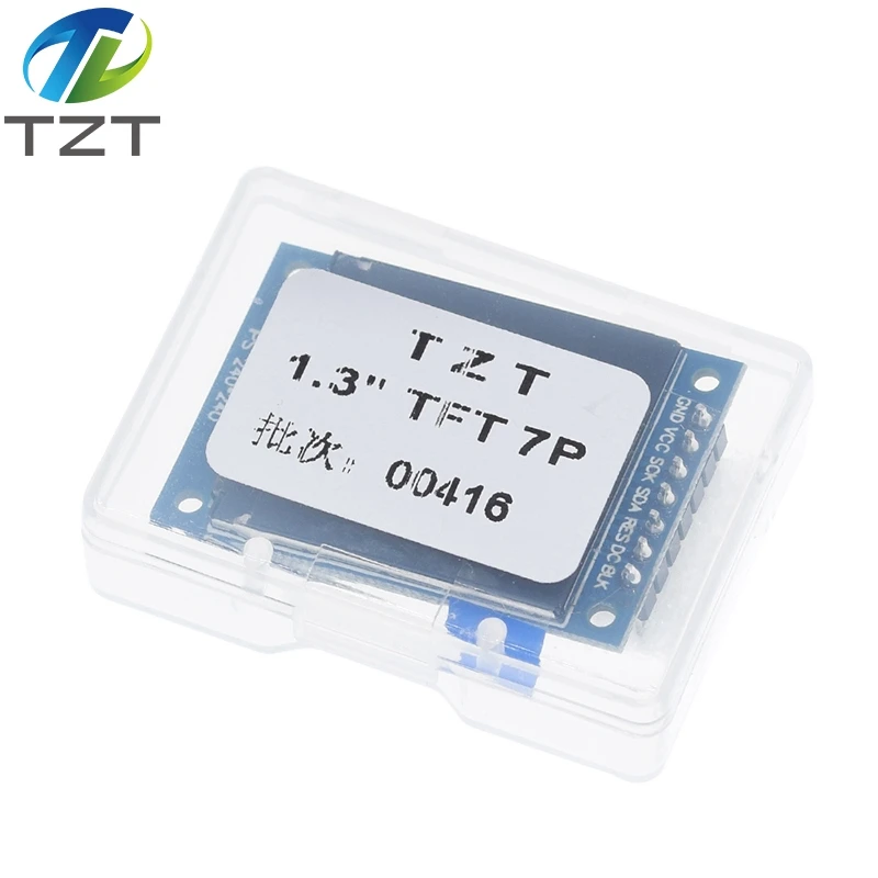 Tft display 0.96 / 1.3 polegadas ips 7p spi hd 65k módulo lcd a cores completas st7735/st7789 drive ic 80*160 240*240 (não oled)