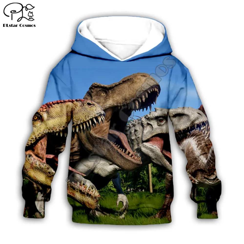 

Child Kid baby girl clothing boy son cartoon Dinosaur Jurassic print 3D Hoodie Sweatshirt/jacket/tshirt toddler pullover pant K5