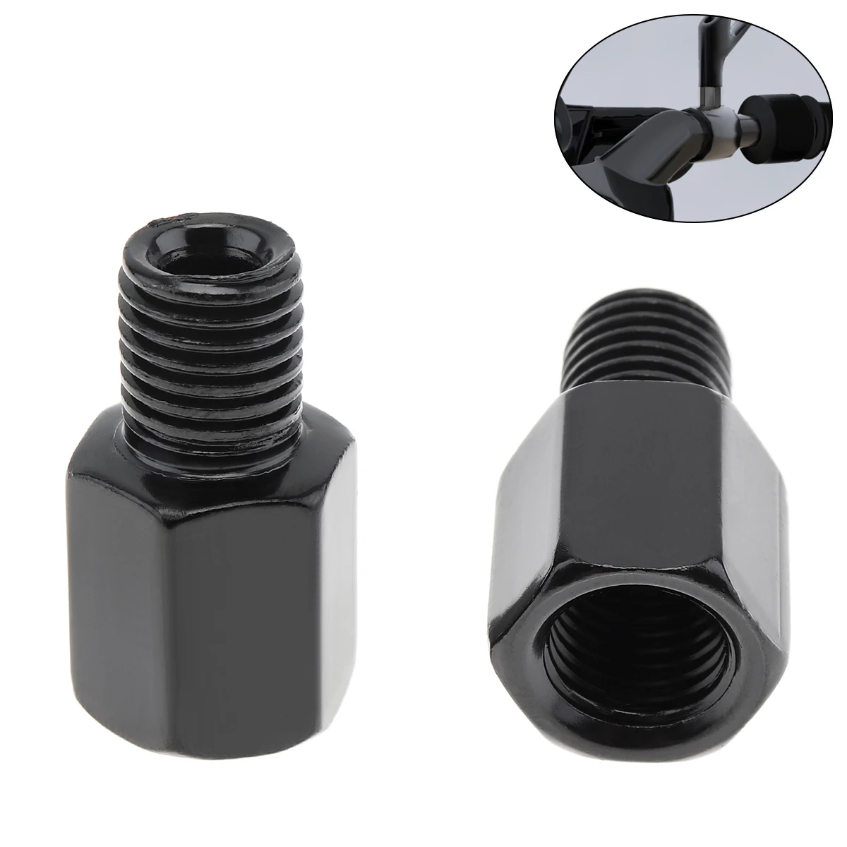 1Pcs Clockwise and Counterclockwise 8mm to 10mm Motorcycle Rearview Mirror Screw Thread Adapter Conversion Bolt Mirror Screw