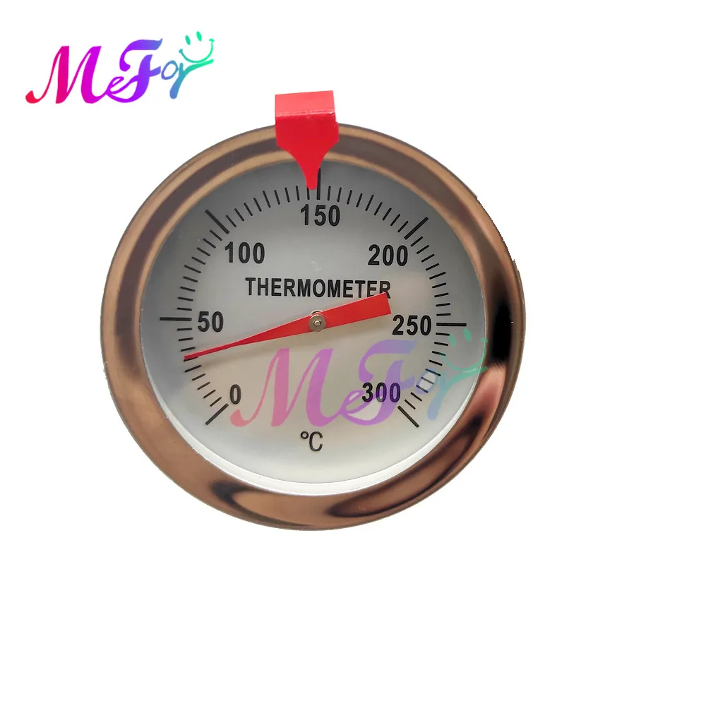 0℃～300℃ 150MM 300MM Stainless Steel Probe Type Home Kitchen Oil Thermometers Food Meat Water Thermometer with Bracket Outdoor