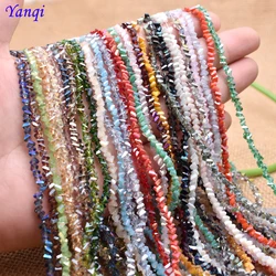 Yanqi 38 Color High quality Triangle Crystal Beads 4mm 130pcs Loose Crystal Glass Beads For Jewelry Making DIY Earring Necklace