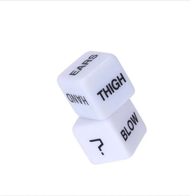 1Pcs Sexy Dice Erotische Craps Noctilucent Dobbelstenen Love Sex Dices Speelgoed Voor Volwassenen Game Sex Cube Polyhedrale Dobbelstenen