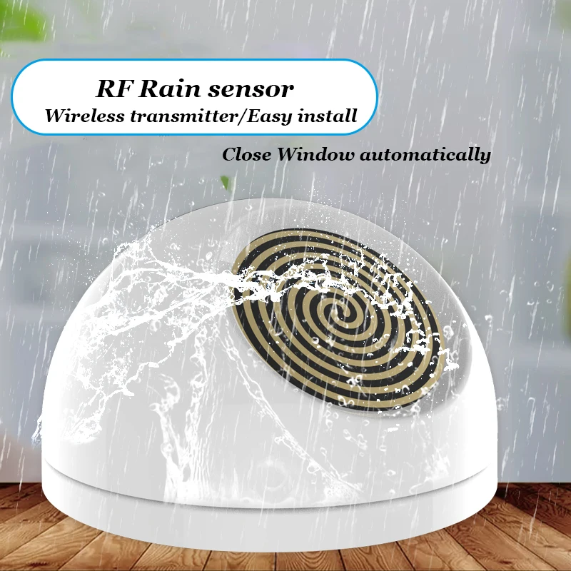 433Mhz RF Rain sensor Wireless Rain sensitive Detector Works with Special opener in our store