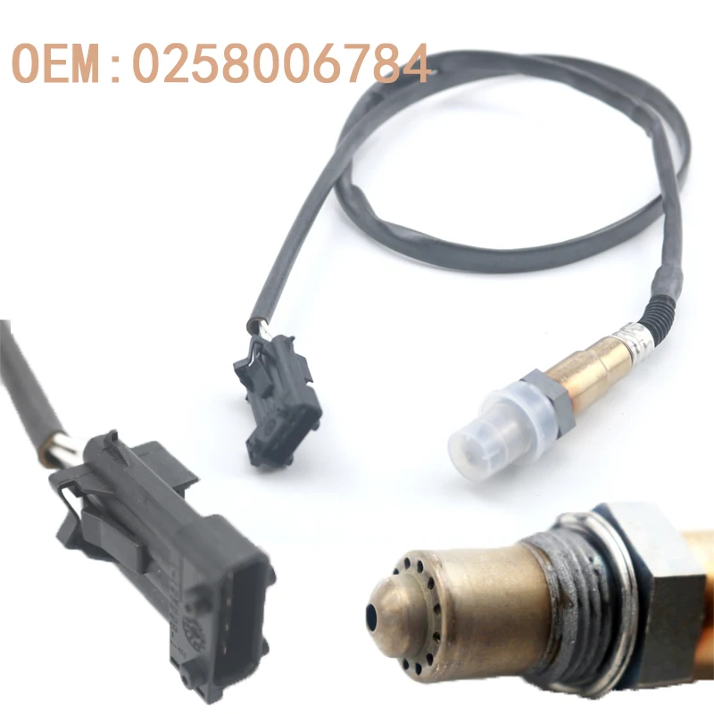 

Lambda AIR FUEL O2 RATIO sensor for Brilliance JAC Chery X1 M1 A1 QQ6 A5 A3 BYD F6 Emgrand EC718 0258006784