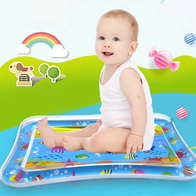 Baby Water Mat Inflatable Cushion Infant Toddler Water Play Mat for Children Early Education Developing Summer Toy Dropshipping