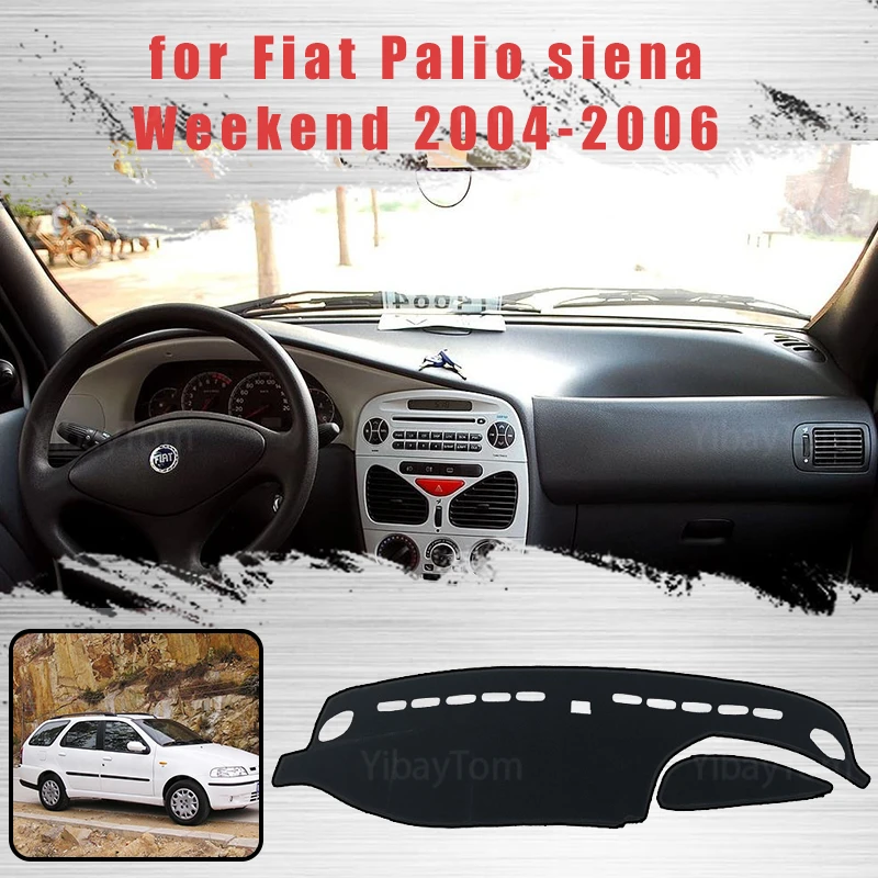 Car Dashboard Avoid Light Pad Instrument Platform Desk Cover Mat Carpets for Fiat Palio Siena  Weekend  2004-2006