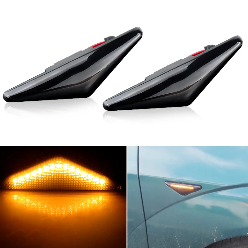 

2 pieces Led Side Marker Turn Signal Light Sequential Blinker Light For Ford MONDEO 2000-2007 MK 3 FOCUS MK1 1998-2004